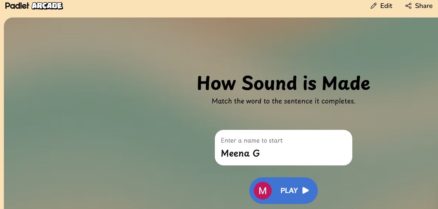 How are sound made?(padle-arcade)