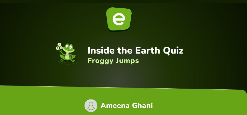 Inside the Earth Quiz game