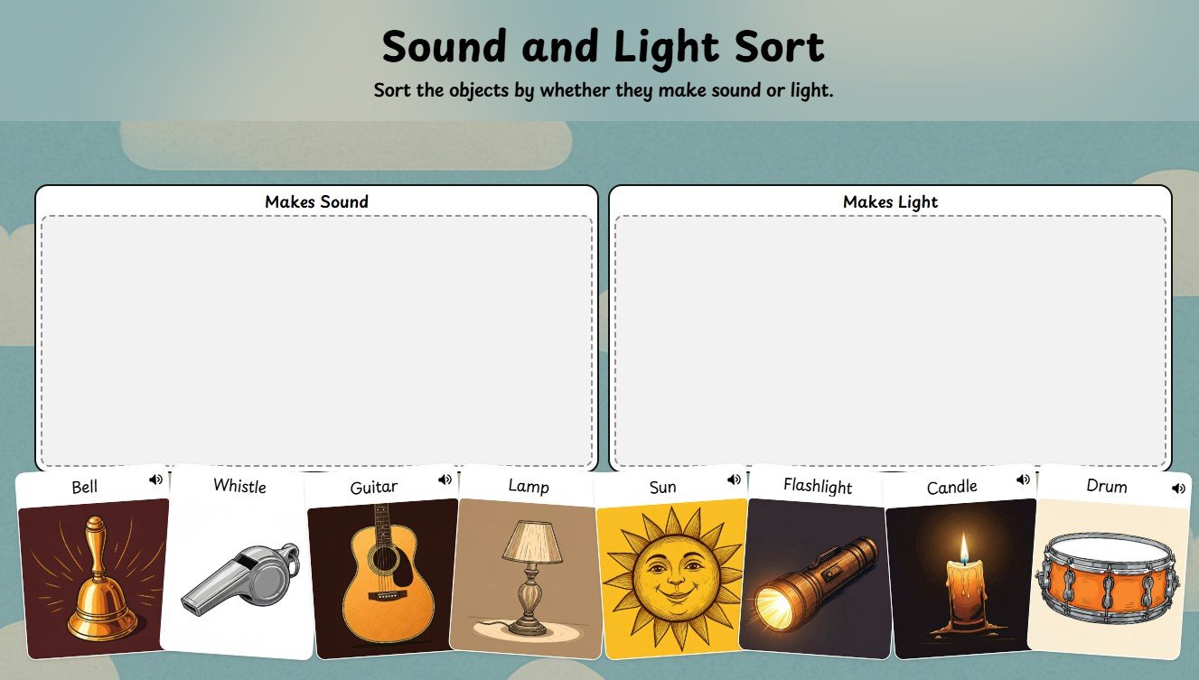 Energy sound and light live activity(padlet)